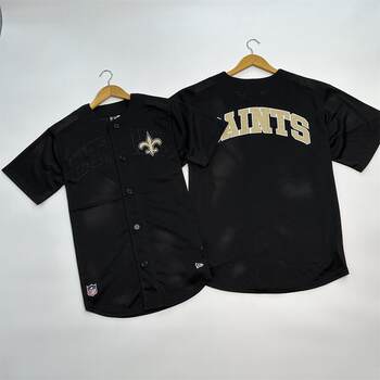 2024 ຜະລິດຕະພັນໃຫມ່ American Football Raiders Large Mesh Baseball Cardigan Thousand Needle Embroidery LOGO Large Size Loose