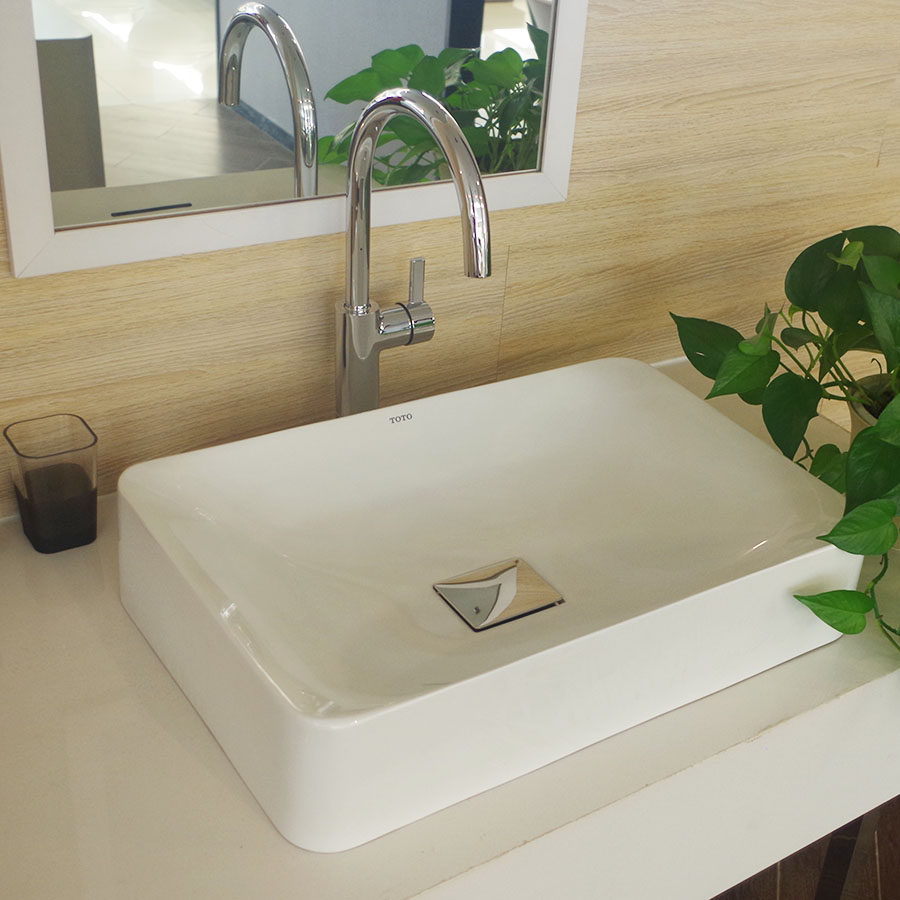 toto东陶卫浴晶雅桌上盆pjs03w台上面盆洗手盆洗脸盆艺术盆