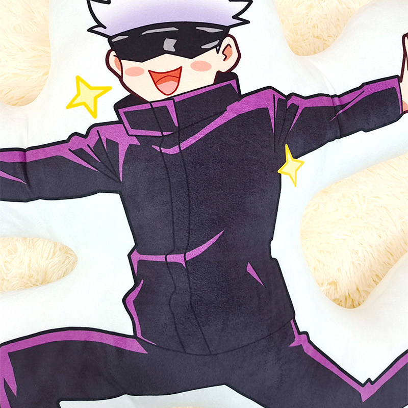 杰克前沿动漫周边5t5人形抱枕五条毛绒玩偶沙雕动漫毛绒