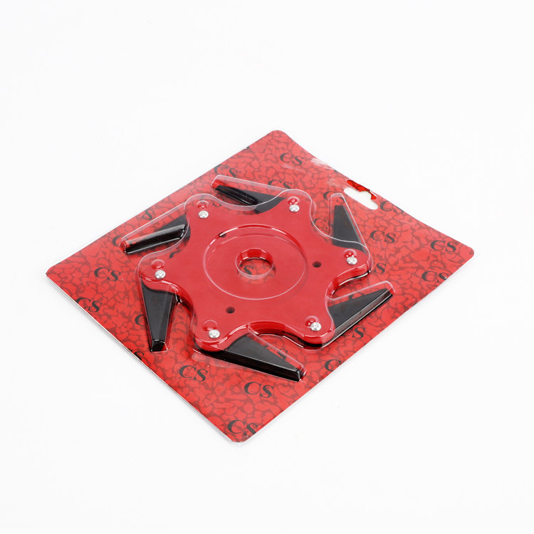 割草草头新款割草机刀片打草机六叶刀打旋转锰钢割草机