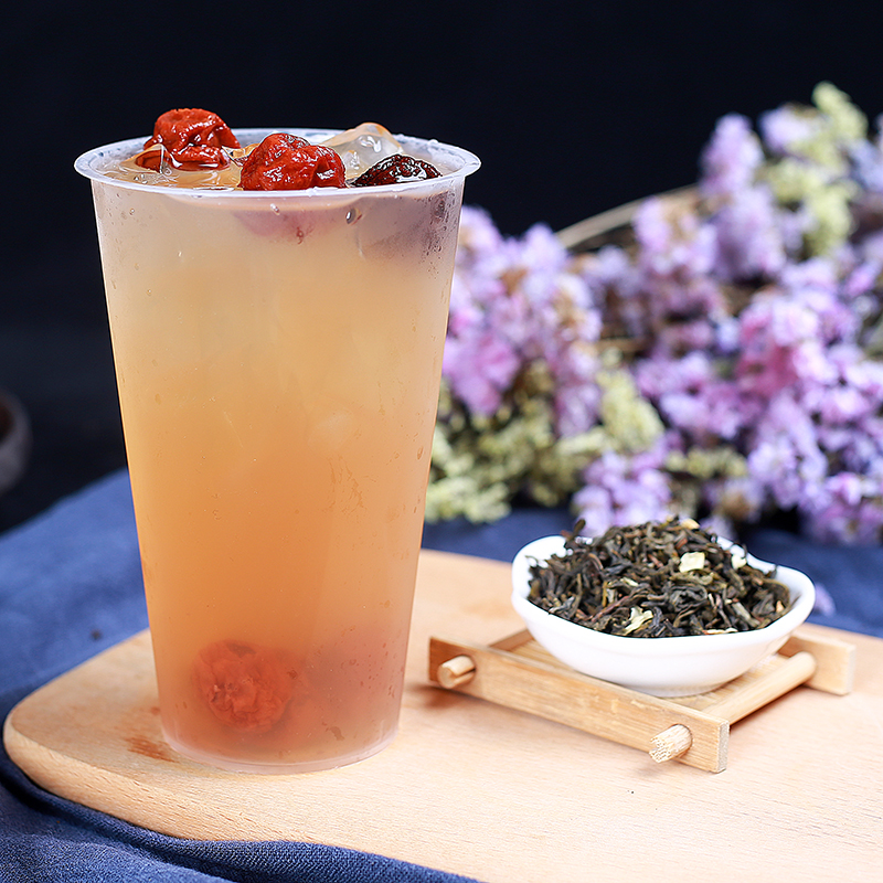 奶茶店专用天然窨制茉香绿茶茉莉花绿茶叶茉香奶绿水果梅子绿茶叶