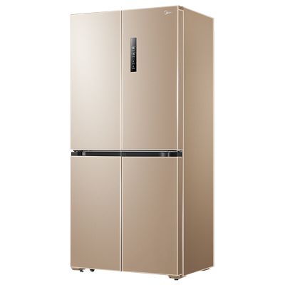 全新midea美的bcd423tgem456wgm十字对开四开门冰箱家用纤薄匀