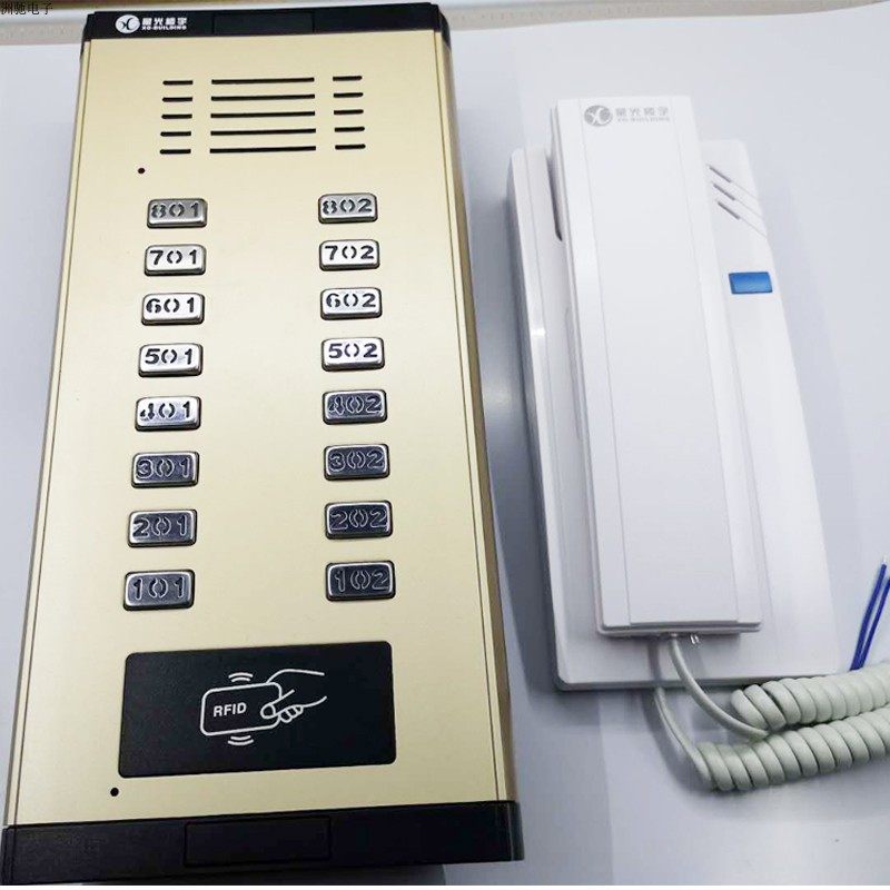 星光非可视楼宇对讲系统门铃门禁语音门口机n1数码楼宇门设备