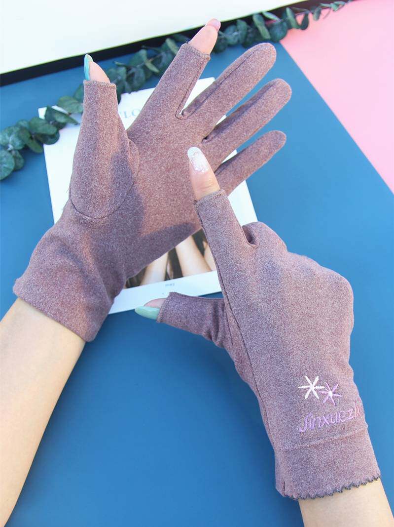 halffingergloveswomenthinspringtypinggloves女士手套手套