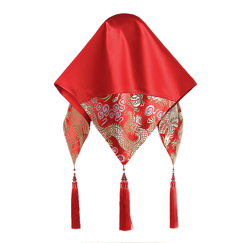 妮子原创高档新款新娘头纱中式古典婚礼刺绣头纱