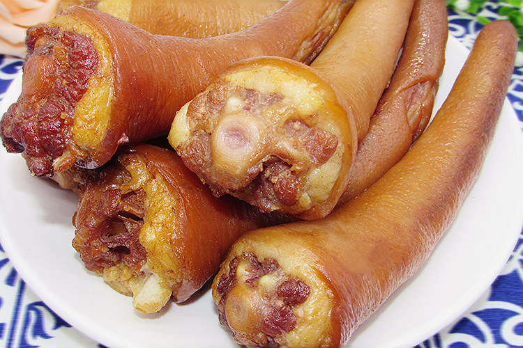 尾巴哈尔滨一手店猪熏酱卤味猪尾500g熟食私房猪肉类