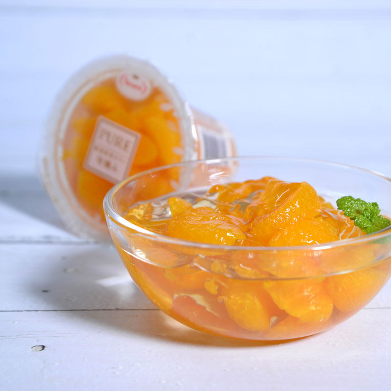 日本进口tarami优纯超大果肉果冻网红白桃橘葡萄果冻