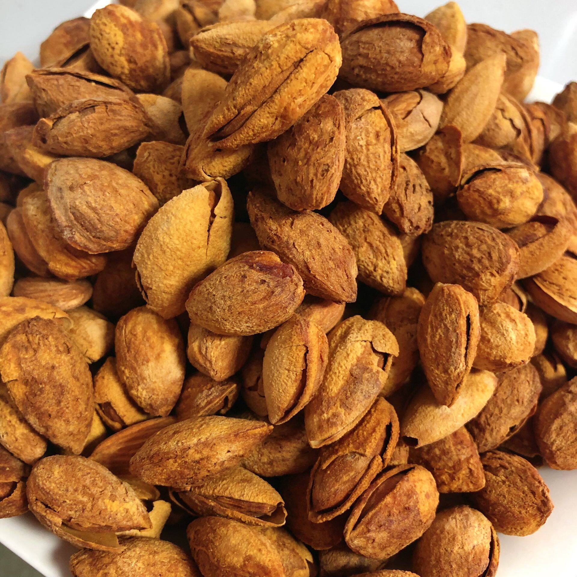 新货扁桃500g坚果香味低糖桃仁手剥优质杏仁杏仁