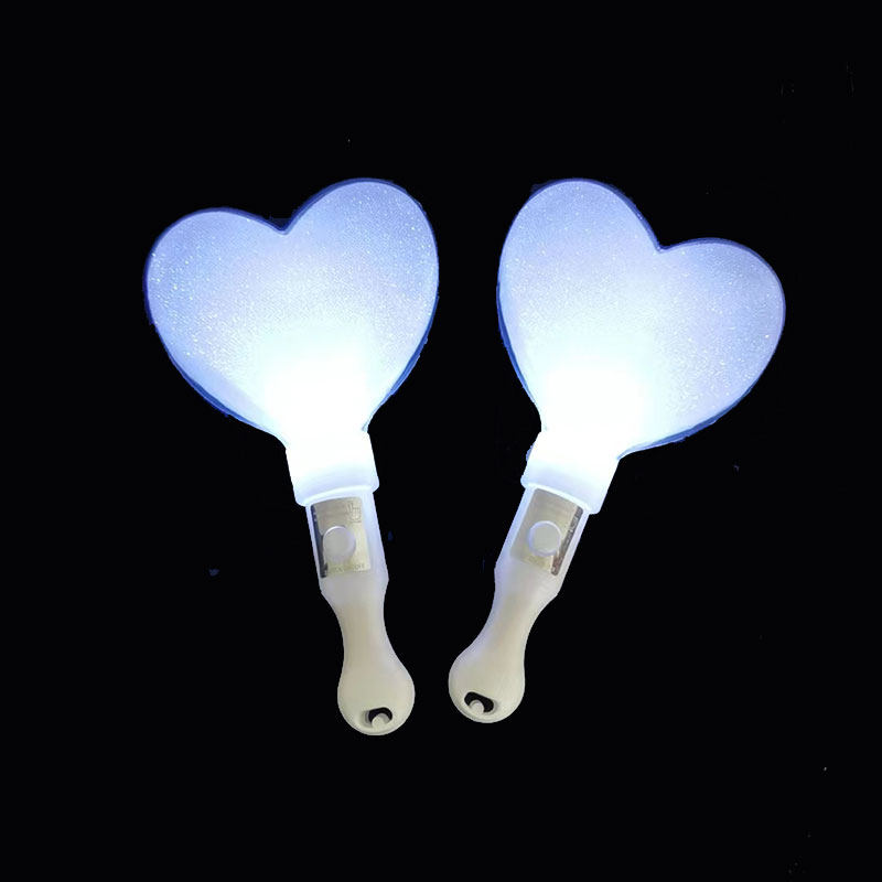 演唱会五角星荧光银白色闪光星星银光棒应道具发光荧光棒