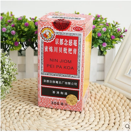 京都念慈庵蜜炼川贝枇杷300ml感冒咳嗽