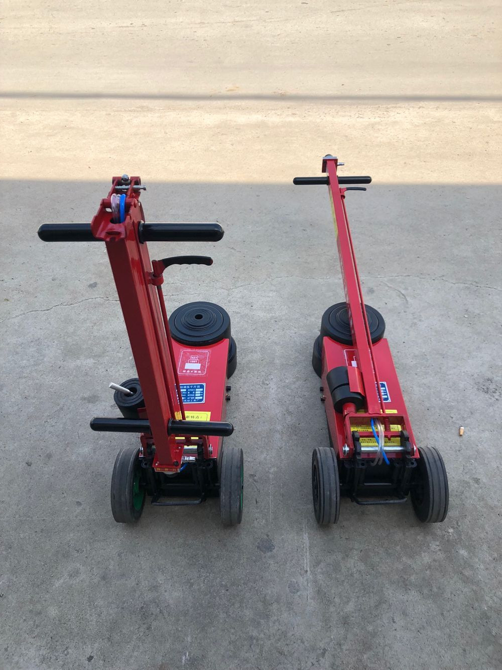 气动千斤顶上海大力高档80t100t液压卧式80吨千斤顶