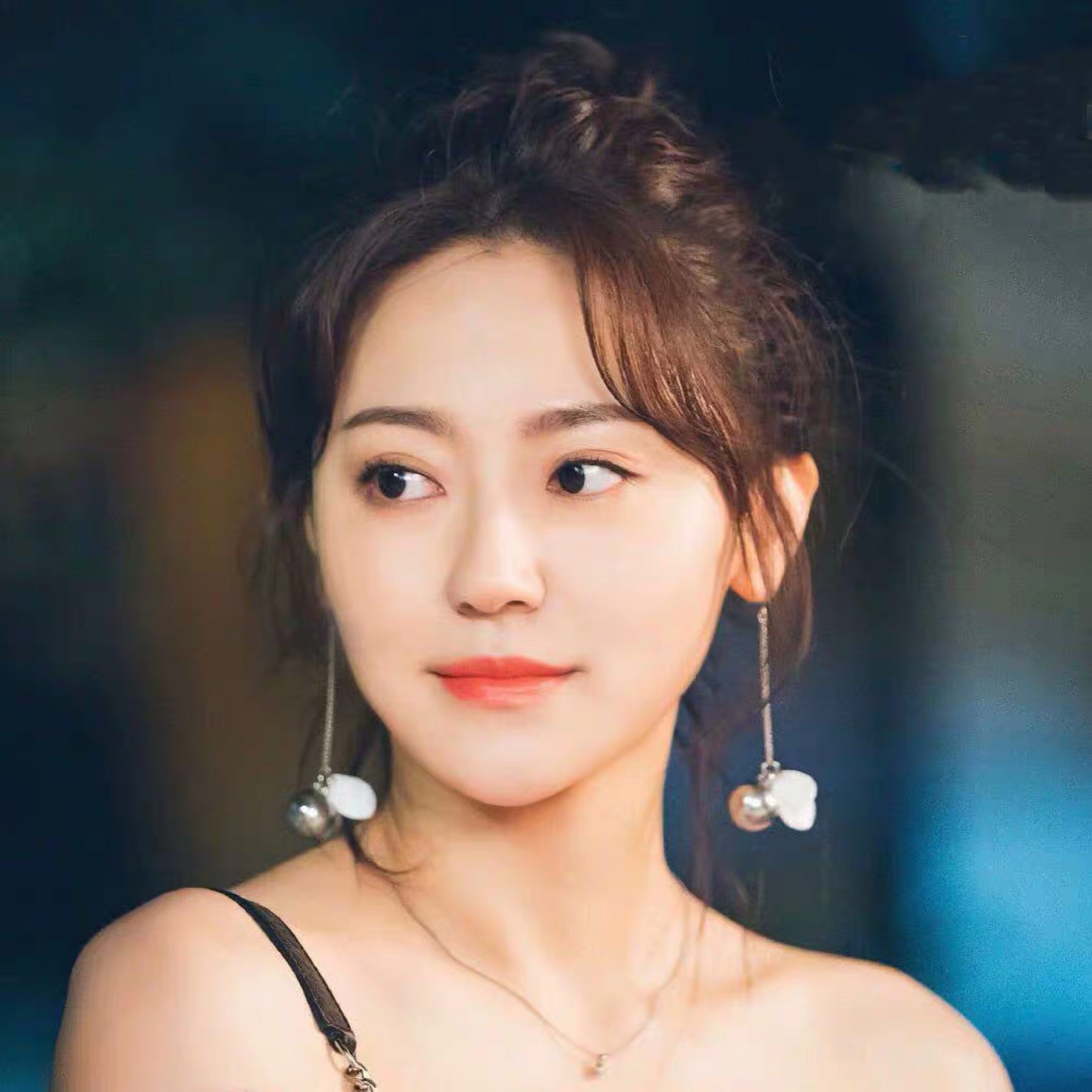 逆流长耳气质明星高密女高耳钉梦莹黄梦莹耳饰耳钉