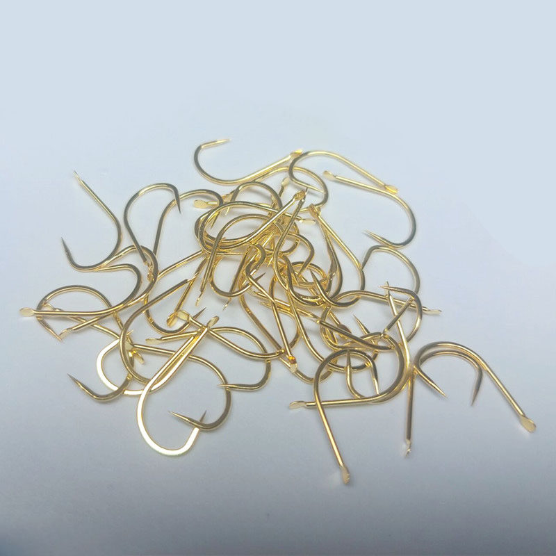 鱼钩金海正品合金有无倒刺日本进口散装细条鱼钩