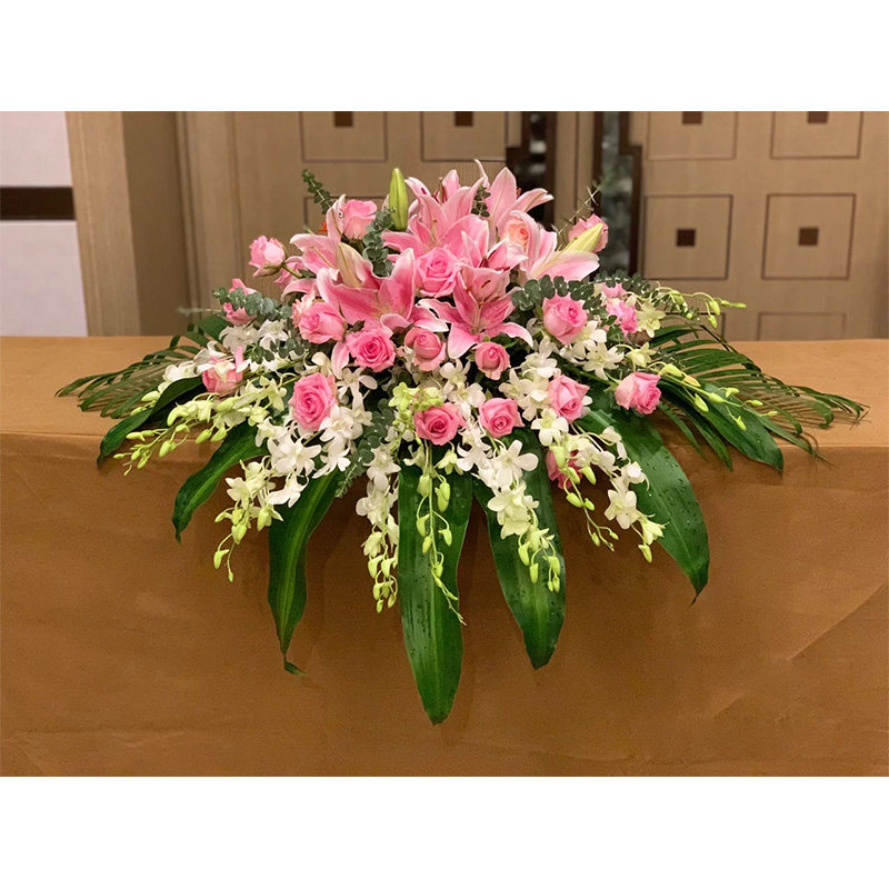 发布会宴会会议桌花演讲台胸花鲜花吉首泸溪凤凰花商务用花