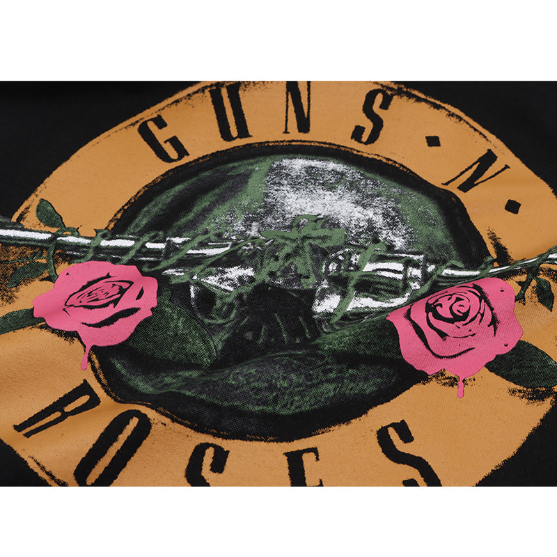 gunsnroses枪花乐队摇滚阿美咔叽vintage短袖恤男朋克t恤