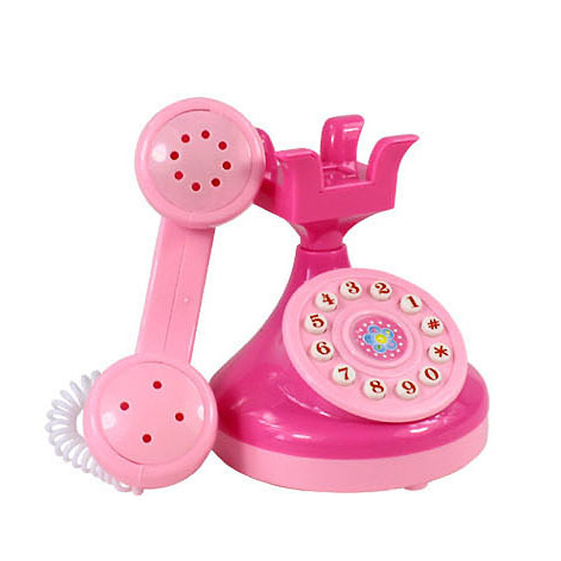 幼儿园启蒙过家家男孩儿童玩具仿真电话机早教小女孩礼物过家家玩具