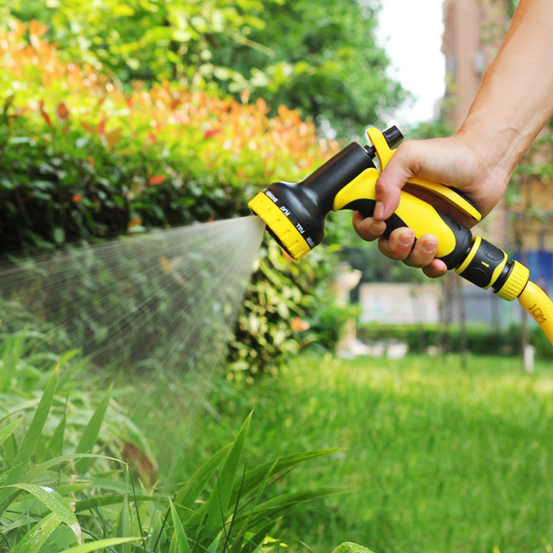 园林浇花喷头园艺浇水菜地花园水管多功能喷雾洗车淋花洒水枪套装