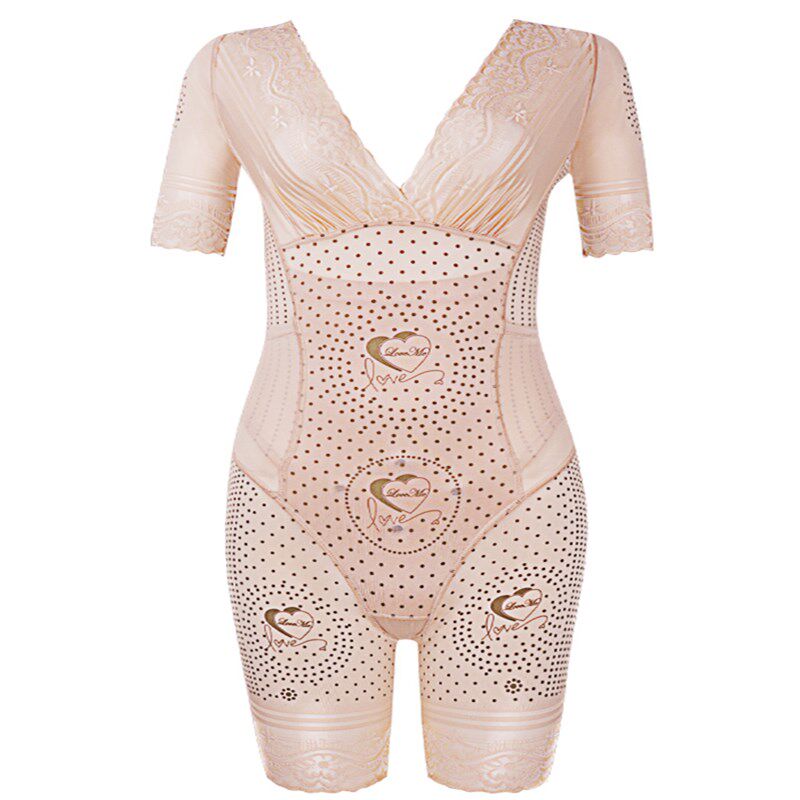 意大利咖啡因塑身衣女收腹束腰提臀产后塑形体雕塑身上衣