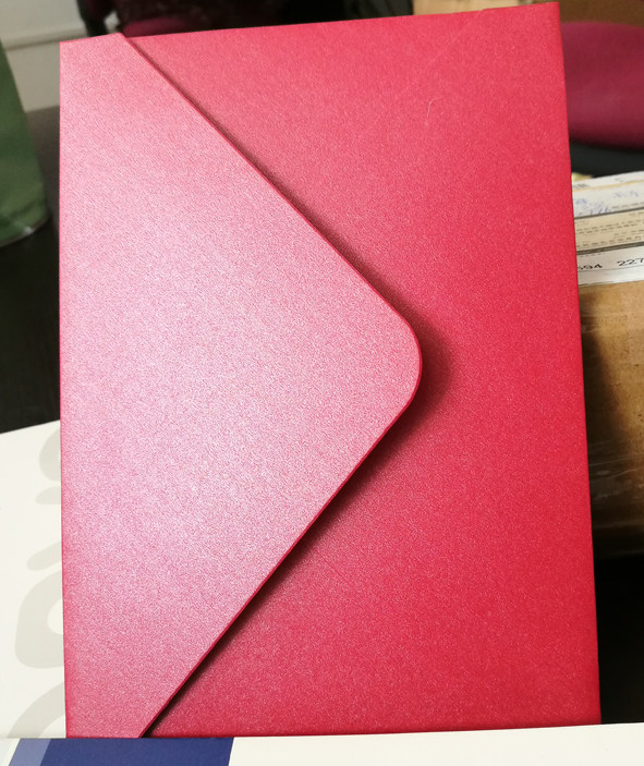 信封高档复古7号162mmc5珠光纸卡卡纸红色信封