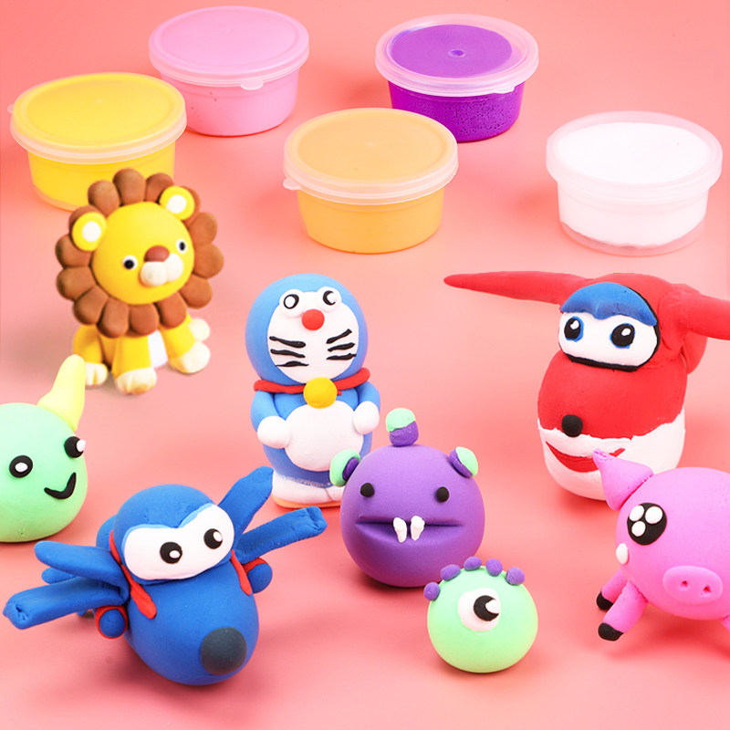 儿童超轻粘土橡皮泥彩泥黏土24色手办diy幼儿园粘土