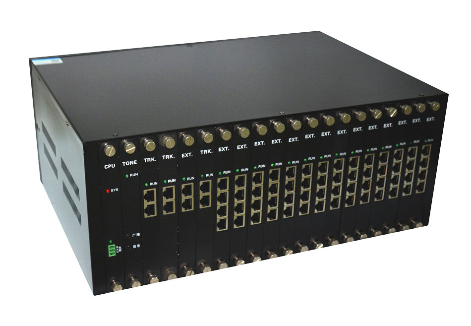 正品tx6000(b)程控电话交换机16进144出 集团内线电话分机144口