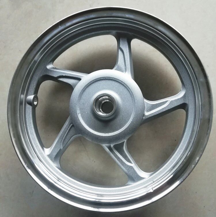 适用豪爵新宇vh125踏板摩托车配件hj125t-20a前后钢圈摩托车轮毂