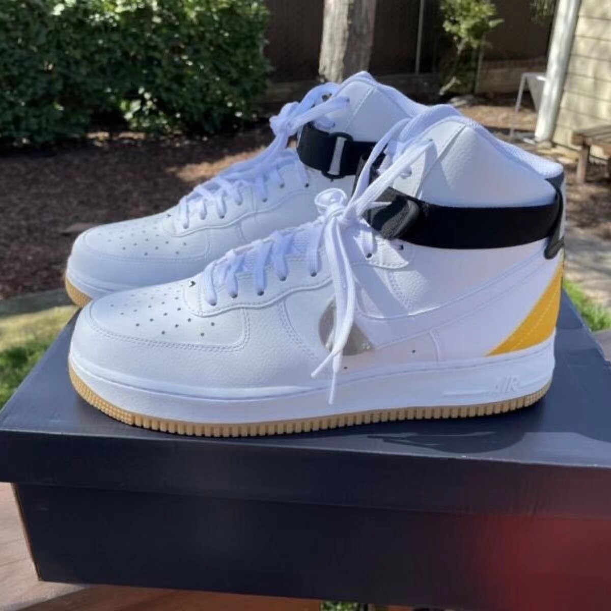 耐克nikenbaairforce高帮空军一号联名休闲运动板鞋板鞋