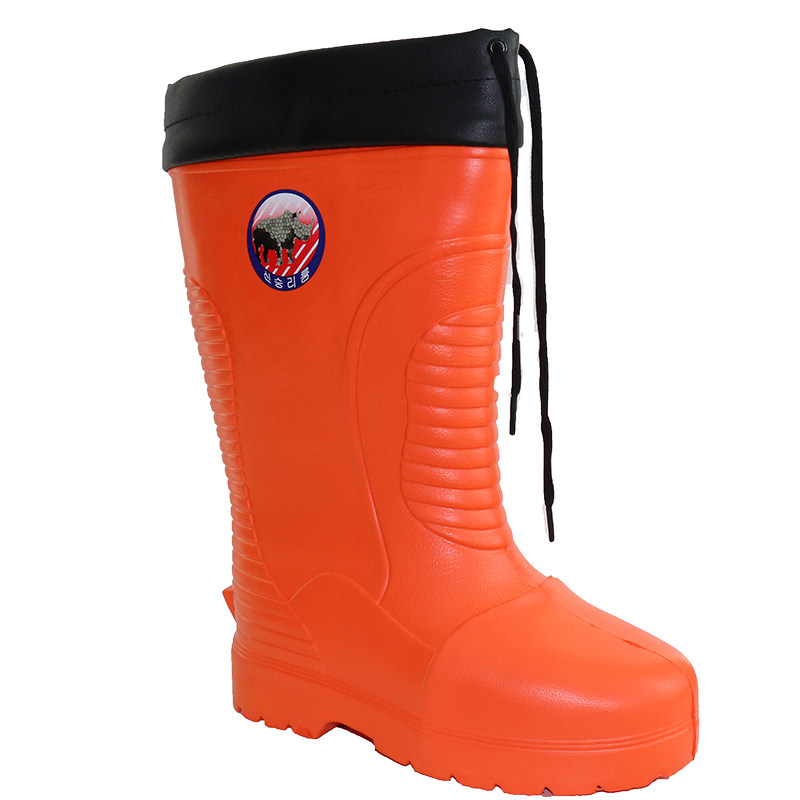 雨靴水鞋eva防砸泡沫底棉鞋带内衬男轻便防滑雨鞋