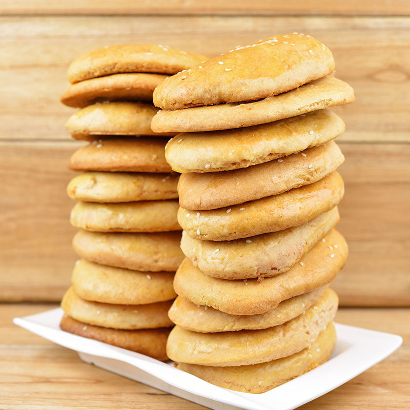 油罗冇饼20个梅州客家特产传统手工全麦糕点传统中式糕点