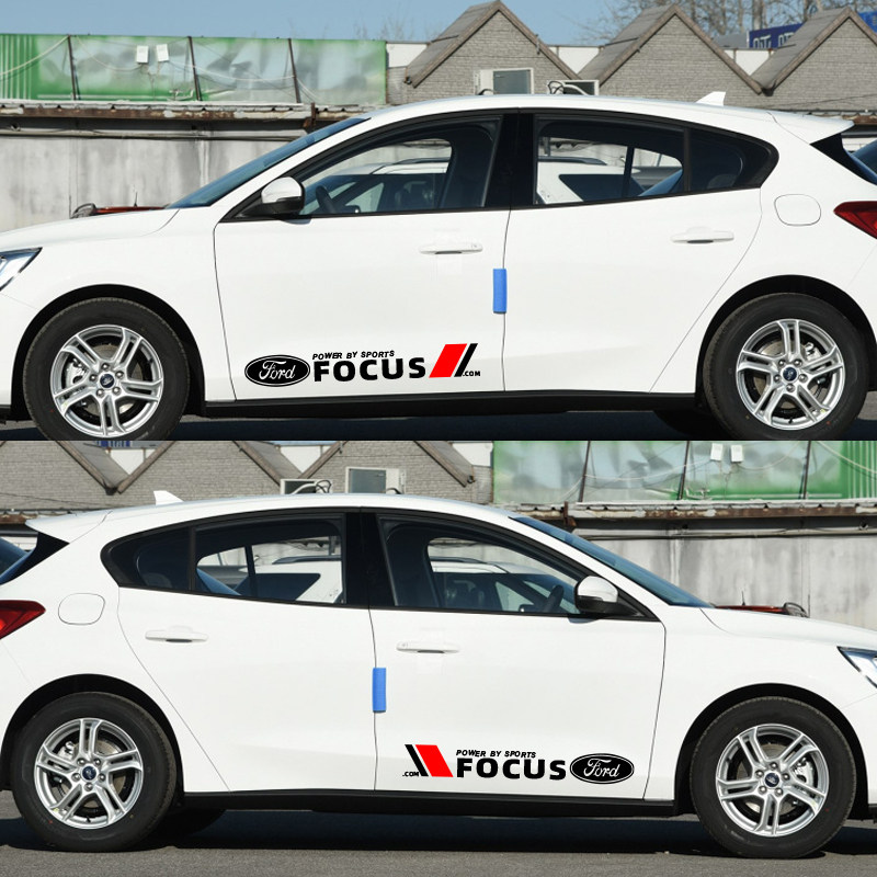 福特fordfocus福克斯专用反光车贴拉花车门车身汽车装饰贴