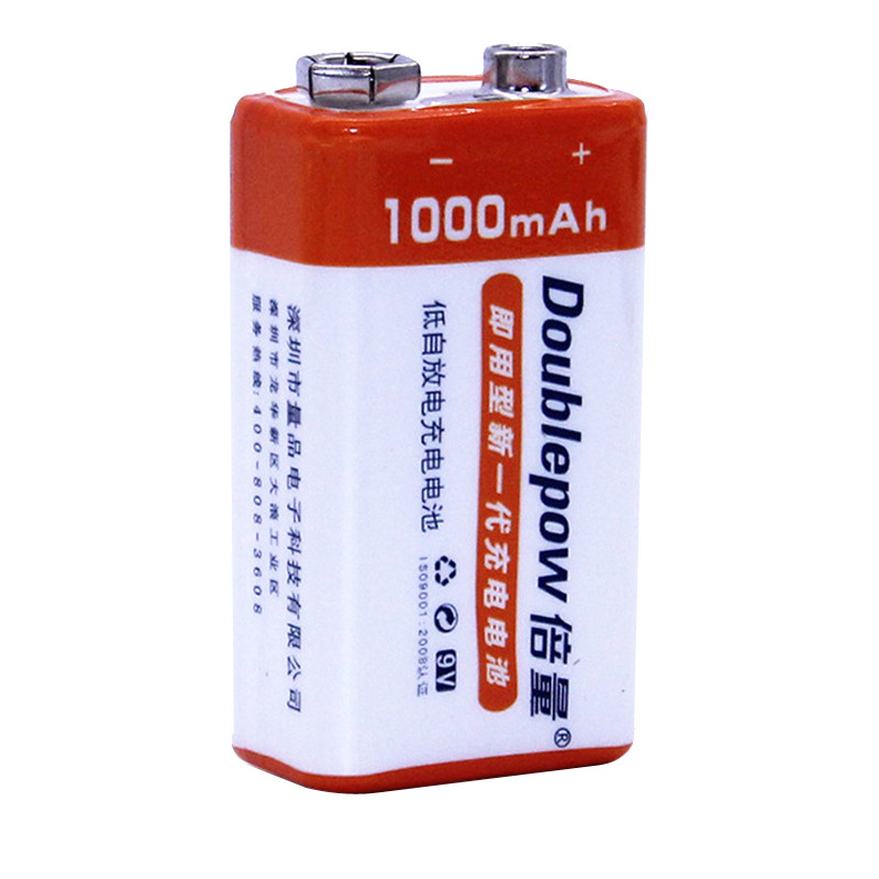 数字万用表9v充电锂电池九伏大容量1000ma无线话筒普通干电池