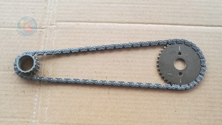 适用新大洲本田sdh150-16焰影太子时规链小链条条带摩托车齿轮