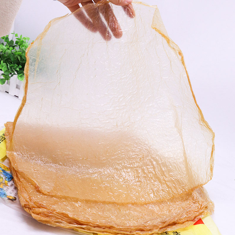 浙江特产正宗精品富阳东坞山豆腐皮手工油豆皮薄豆腐干