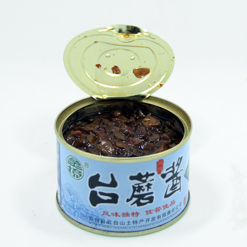 山西五台山特产灵境牌香辣味台蘑香菇酱全素台酱类调料