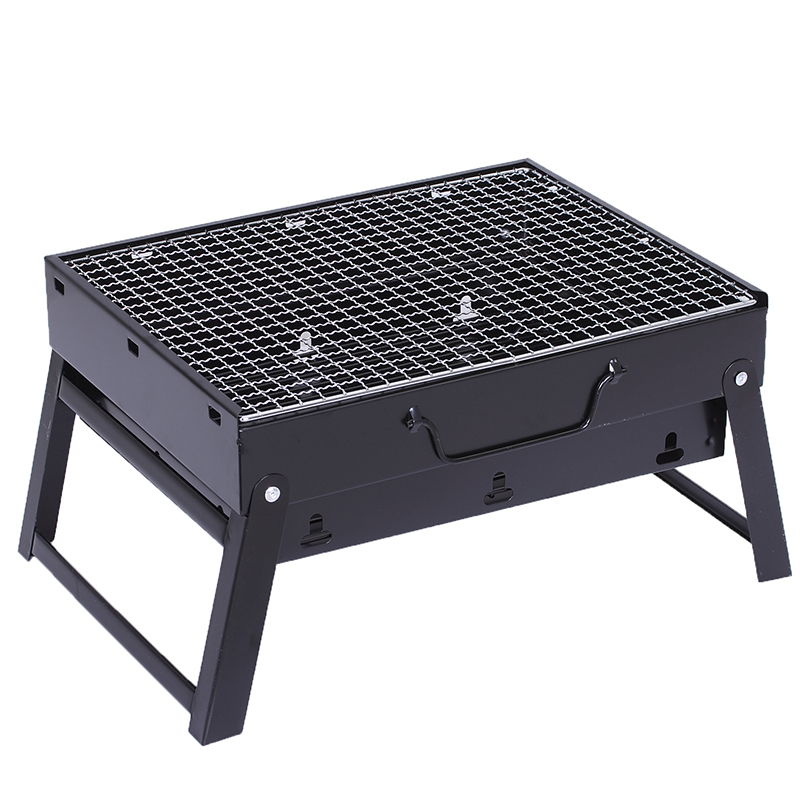 烧烤炉子加厚折叠木炭小烤肉箱全套工具户外家用便携3人烧烤架5人