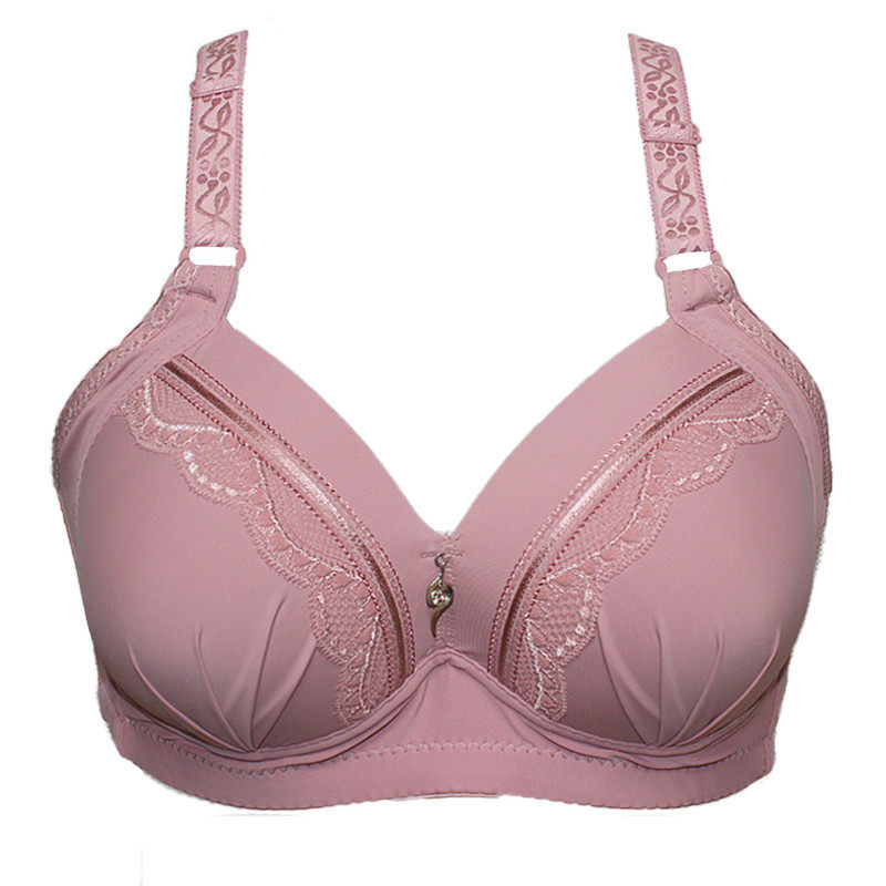 46b夏季中老年内衣妈妈钢圈文胸乳罩聚拢调整文胸