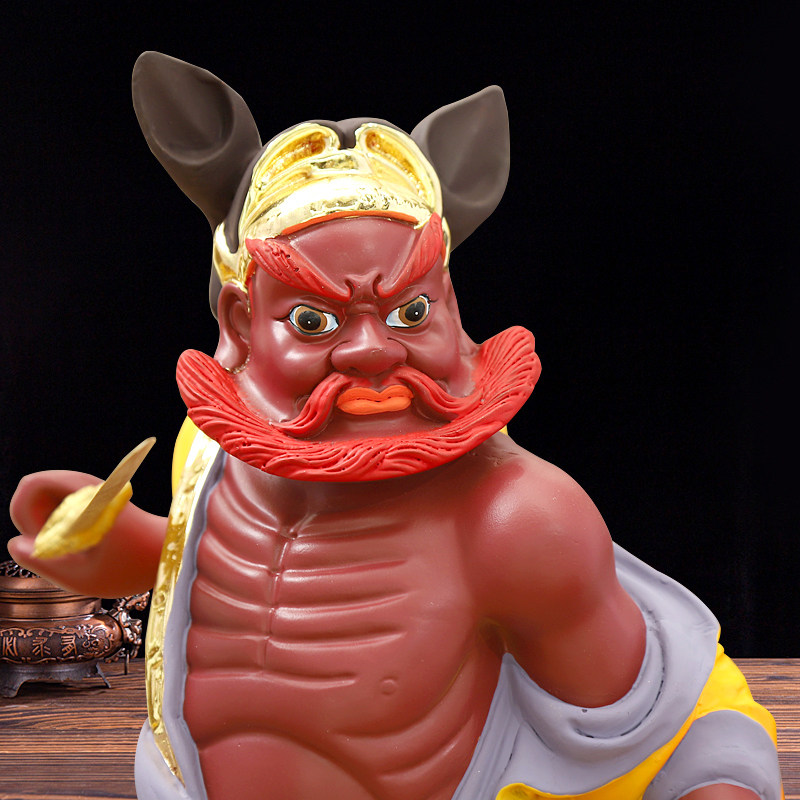 钟馗君保抓鬼钟佛像树脂摆件平安赐福镇宅圣神像摆件