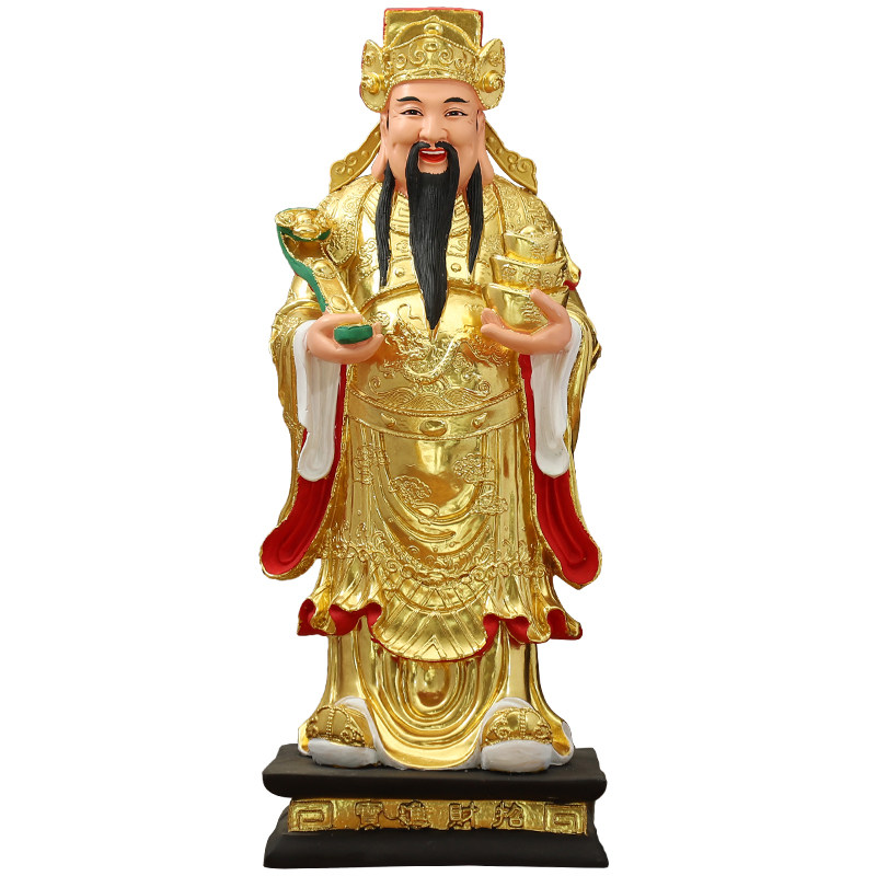 华音殿站像财神爷佛像招财立身禄财神家用树脂摆件比干文财神像