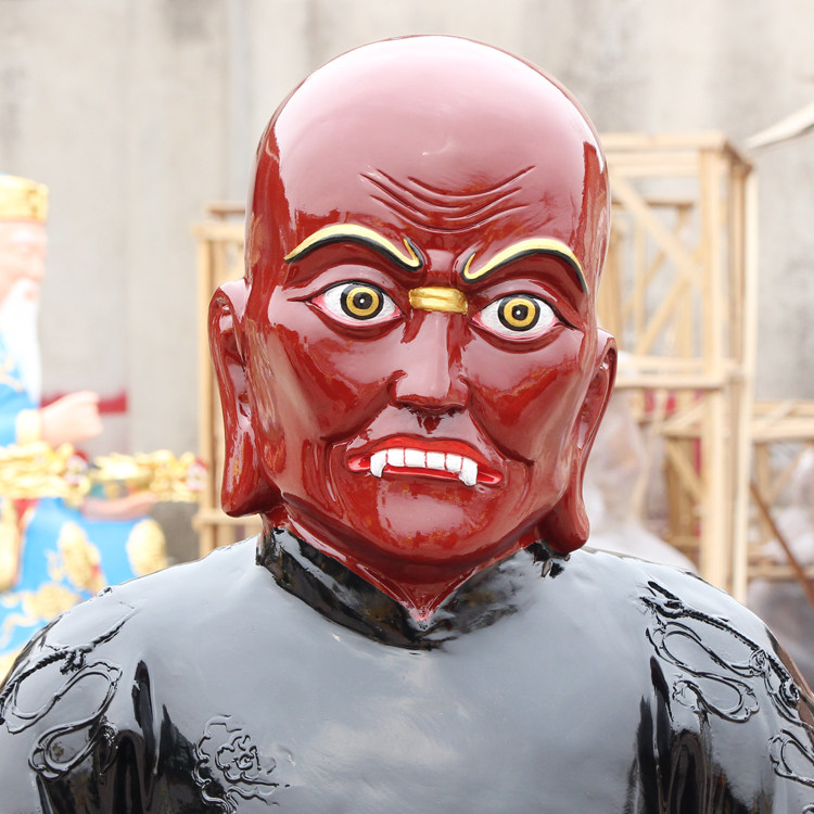 鬼王神像88厘米1.3米魔教鬼王宗宗主碧瑶之父树脂摆件