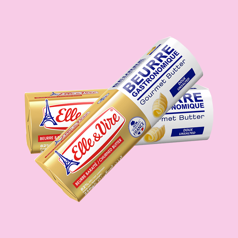 爱乐薇铁塔淡味黄油卷250g食用动物性烘焙小包装家用面包蛋糕烘焙