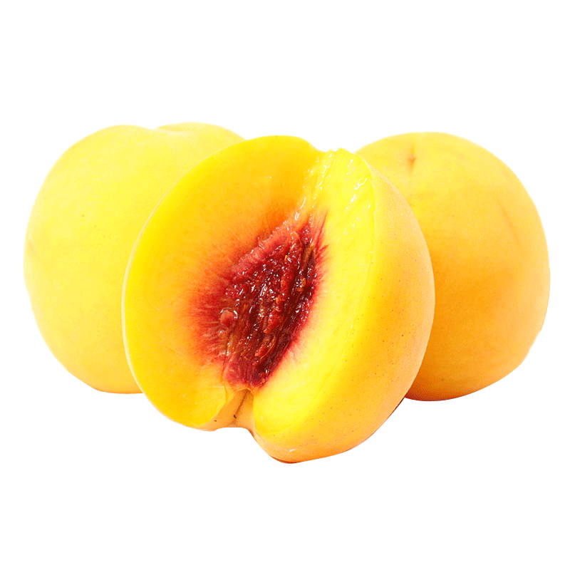 黄桃锦绣红心砀山箱包整箱5斤当季6月水果桃