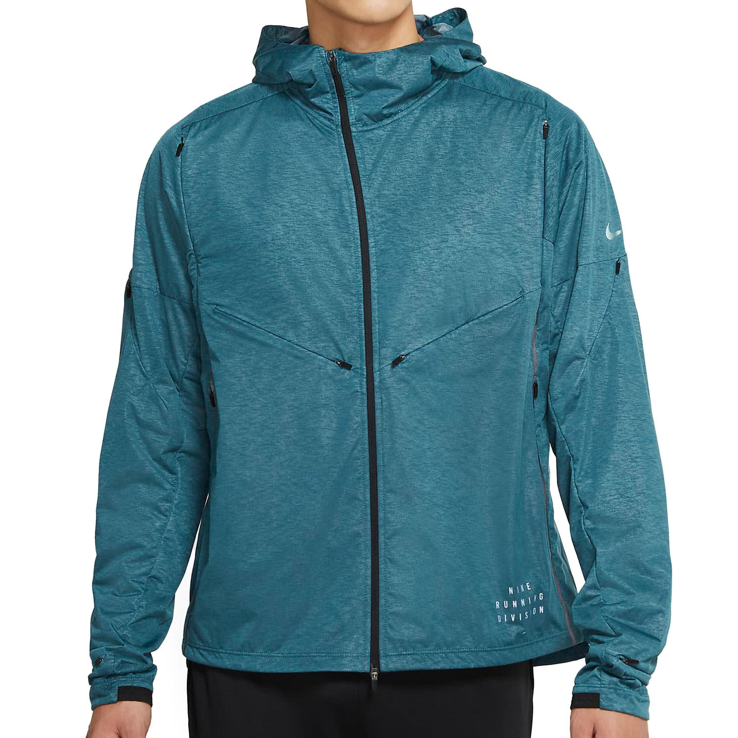 nike耐克正品2021春季新款男子连帽透气跑步运动茄克