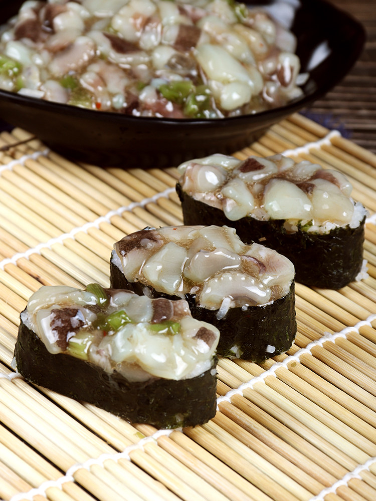 芥末章鱼即食日本料理寿司食材冷冻海鲜八爪鱼调味冷冻章鱼