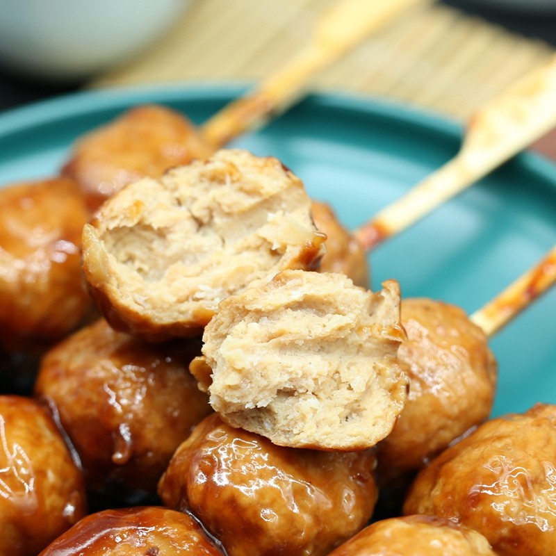 鸡肉大成照烧脆骨丸串肉丸10串800g便利店同款鸡肉丸