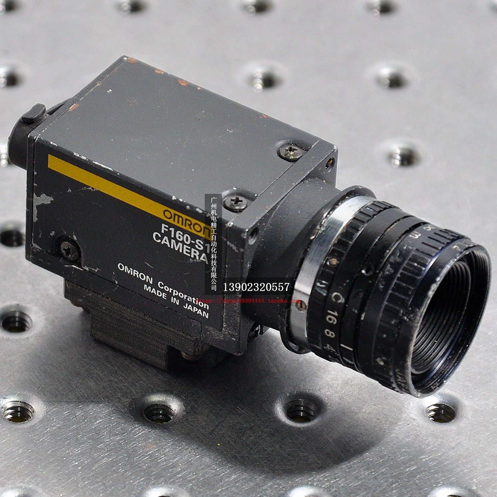 日本omron欧姆龙f160s1工业相机ccd摄像机tvlens枪机
