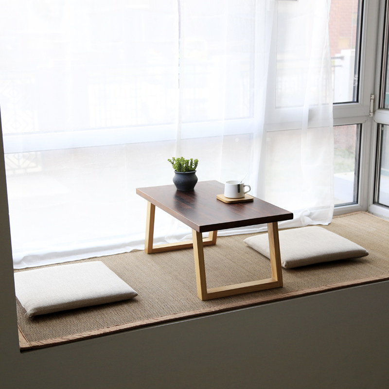 飘窗小桌桌子实木炕桌禅意功夫迷你茶台阳台和室几桌