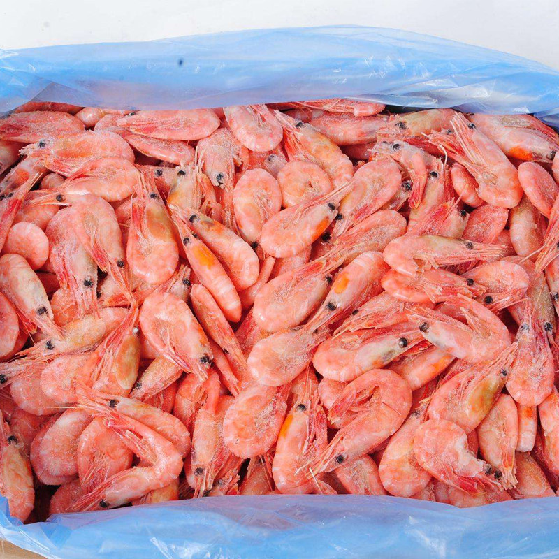 丹麦野生北极熊北极甜虾冰虾熟虾头籽北极虾解冻即食4斤装包邮