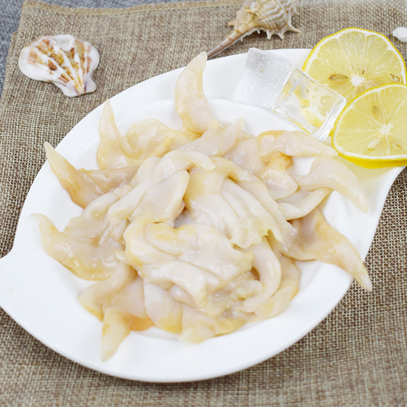 野生鸟贝刺身金钩鸟新鲜冷冻海鲜水产净肉500g扇贝