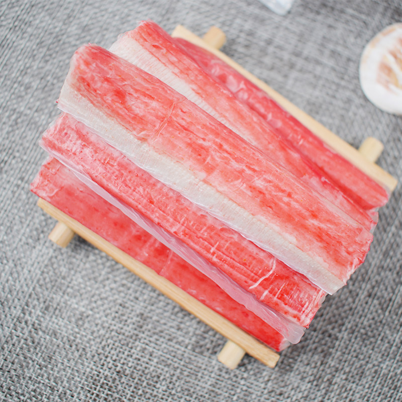 日式大崎蟹柳500g蟹柳足棒风味即食手撕日式料理寿司店火锅食材