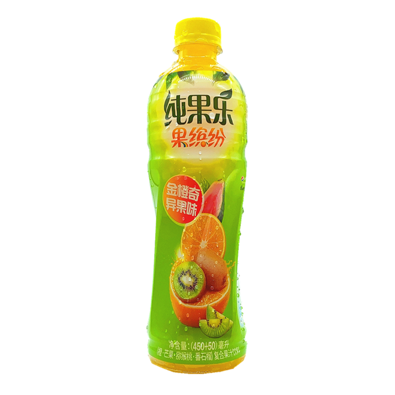 纯果乐果缤纷康师傅饮品果汁饮料混合果味500ml百事可乐果味